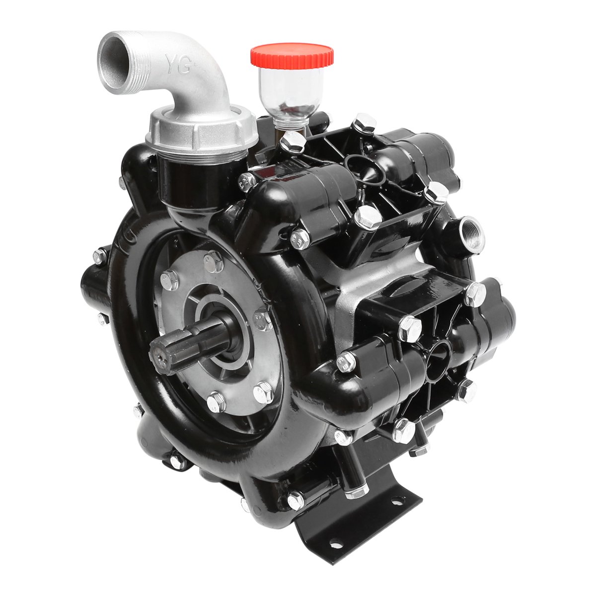 Pompa diafragmatica 6 pistoane Z=6/6.4mm debit 120L/min 20 bar 36Kg pentru erbicidator (compatibila model polonez)